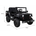 Jeep Wojskowy Retro Pojazd na akumulator JH-103